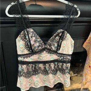 Silk and Lace Nanette Lepore Tank